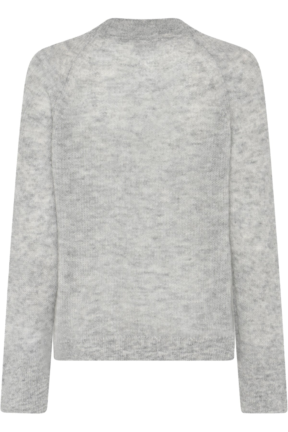 Fluffybbama Knit Light Grey Melange - BBW4845