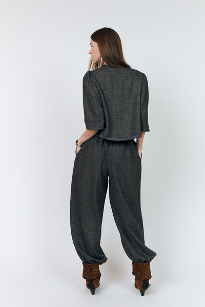 Piperll Pants Dark Mokka - 26474-2027 Thumbnail