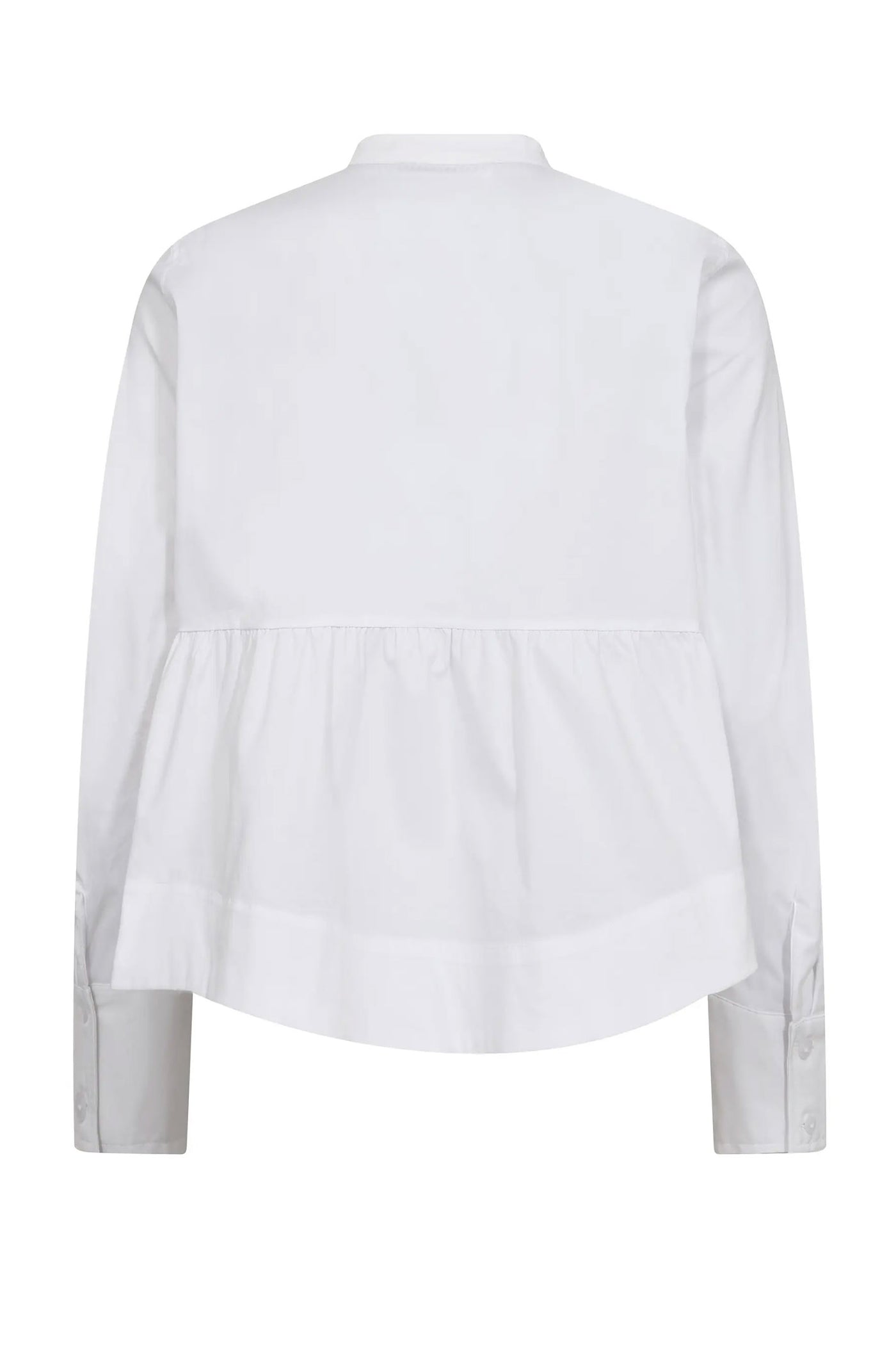 PoppyCC LS Flare Blouse 10001-White - 500025