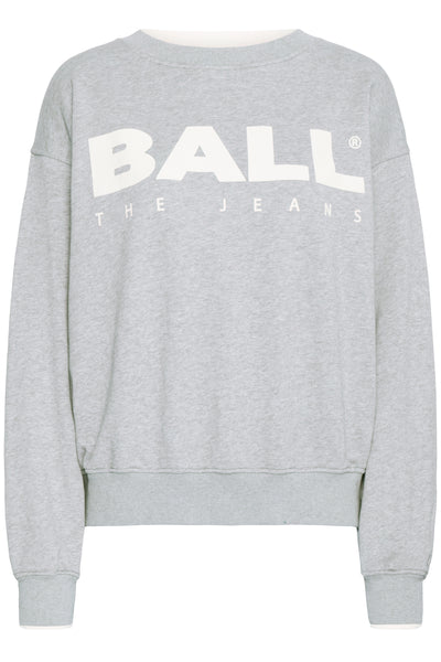 BASIMONA SWEAT Medium Grey Melange - 50405055 Thumbnail