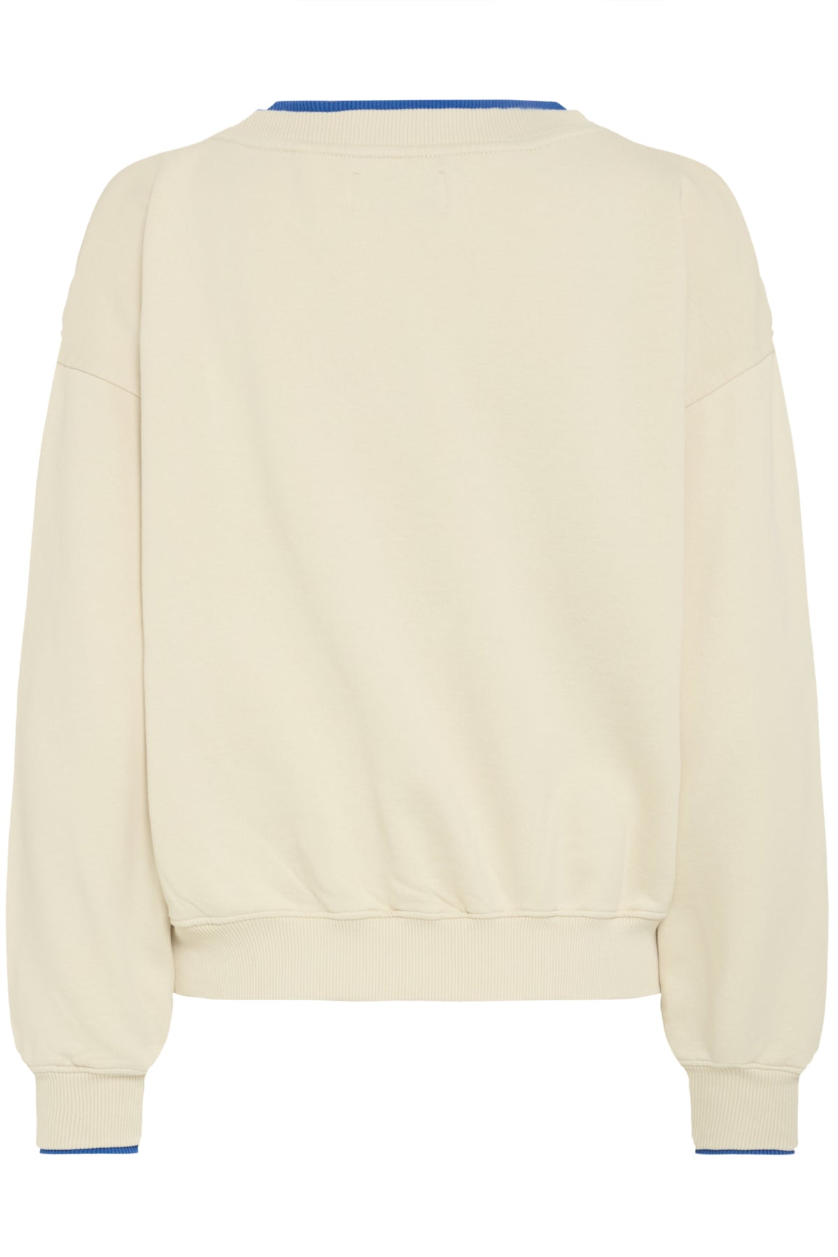 BASIMONA SWEAT Birch w. Olympia Blue - 50405055
