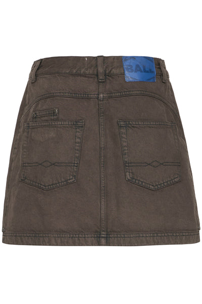 BAPIETRO MINI SKIRT Coffee Bean - 50405310 Thumbnail