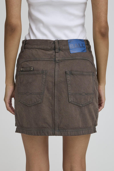 BAPIETRO MINI SKIRT Coffee Bean - 50405310 Thumbnail