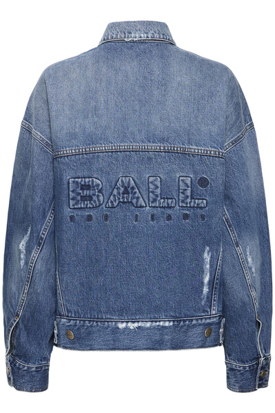 BACAMMIE DENIM JACKET MEDUIM BLUE WASH - 50405311 Thumbnail