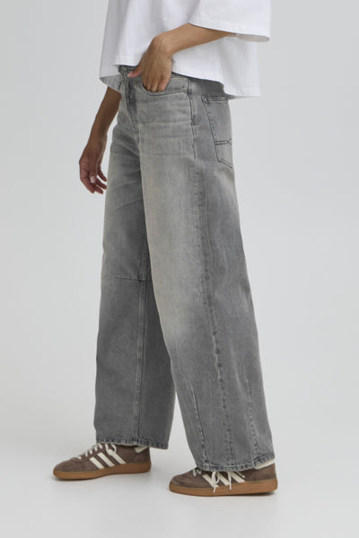 BACOCO MW BAGGY JEANS CITY GREY/BLUE DENIMWASH - 50405338 Thumbnail