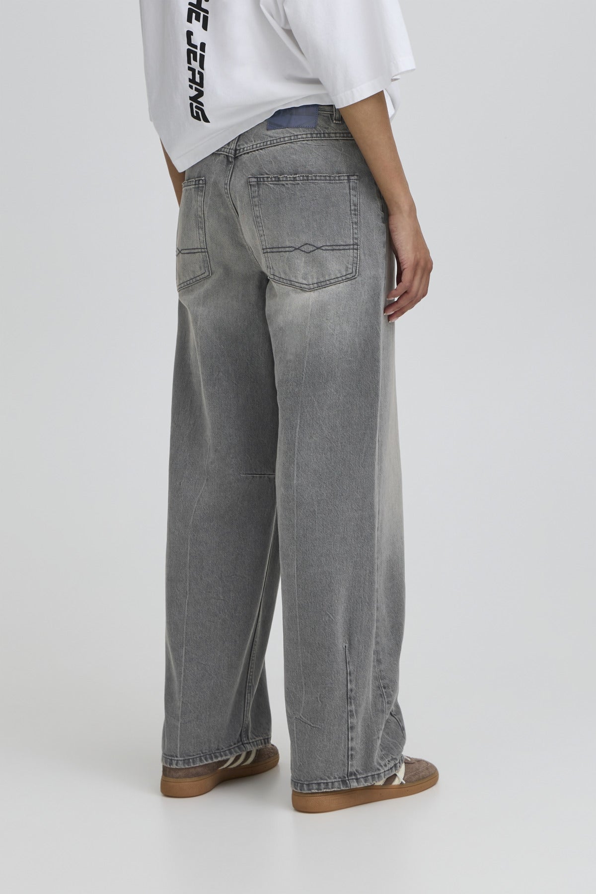 Bacoco BACOCO MW BAGGY JEANS CITY GREY/BLUE DENIMWASH - 50405338 – BUSTEDWOMAN
