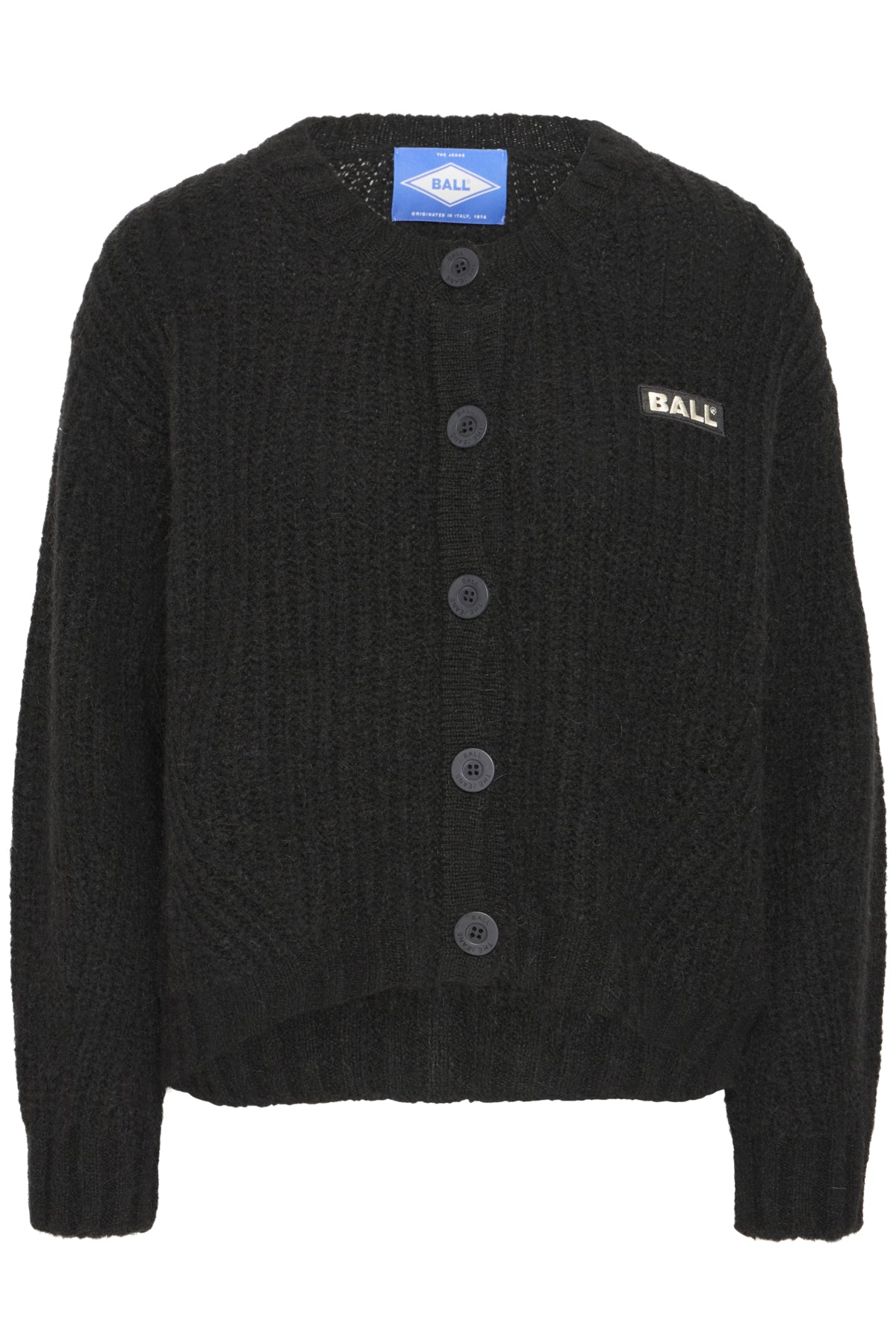 BASTACY RIB CARDIGAN Black - 50405351