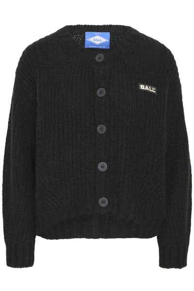 BASTACY RIB CARDIGAN Black - 50405351 Thumbnail