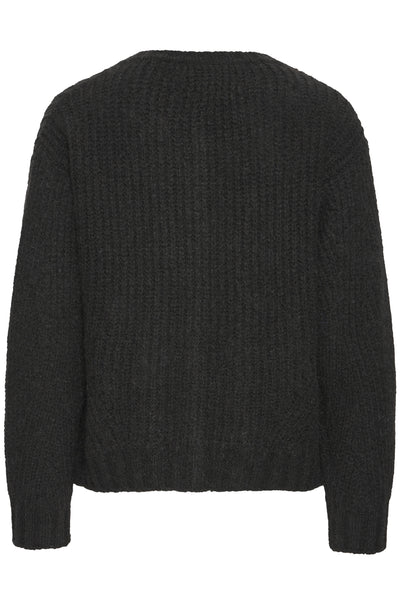 BASTACY RIB CARDIGAN Black - 50405351 Thumbnail