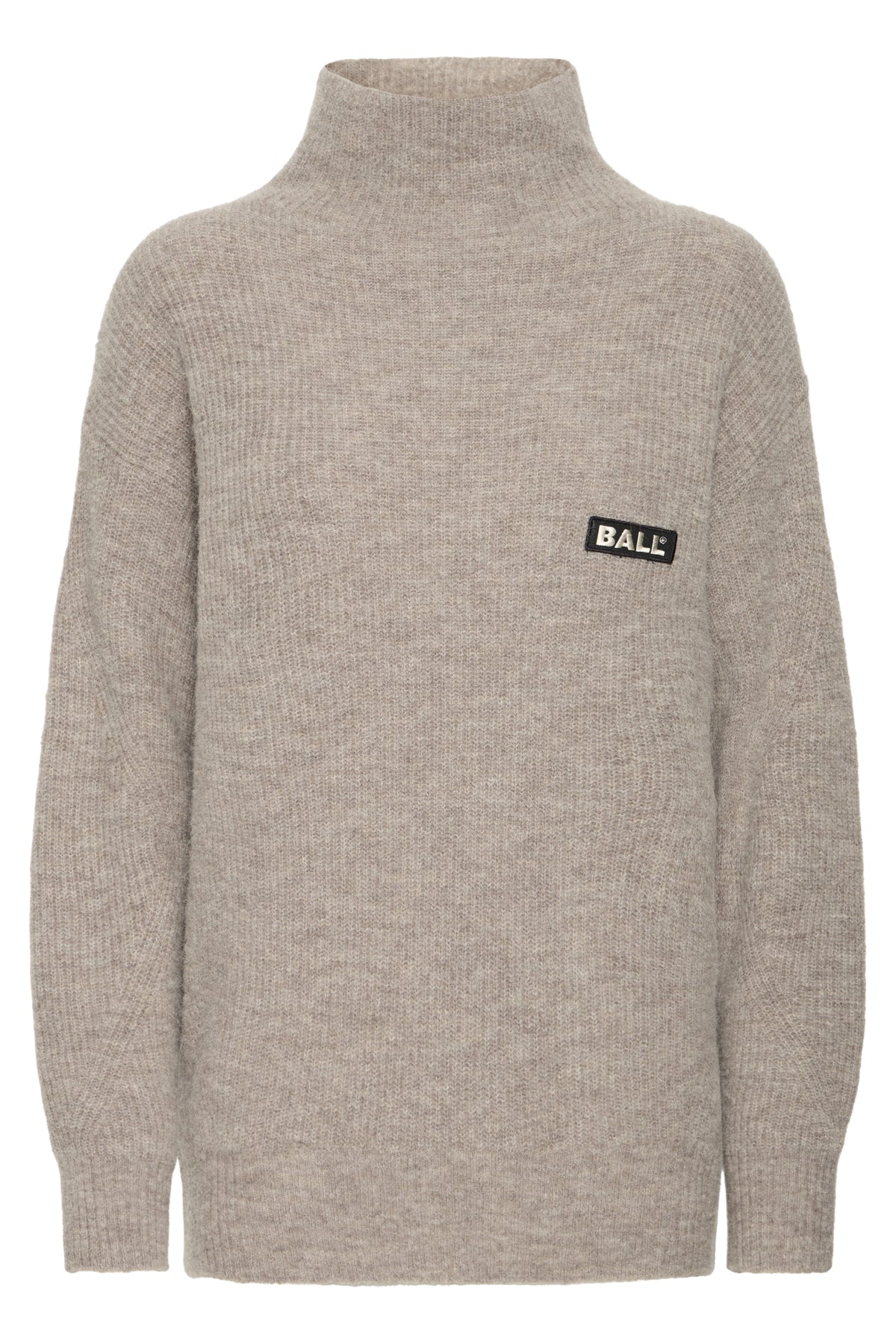 BASTACY HIGH NECK PULLOVER Vintage Khaki - 50405352