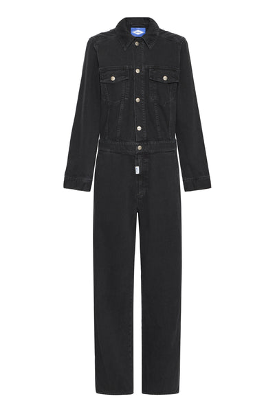 BAPIETRO EMBOSSED JUMPSUIT BLACK INK WASH - 50405355 Thumbnail