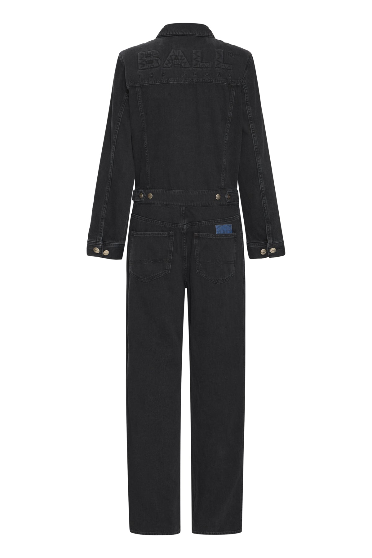 BAPIETRO EMBOSSED JUMPSUIT BLACK INK WASH - 50405355