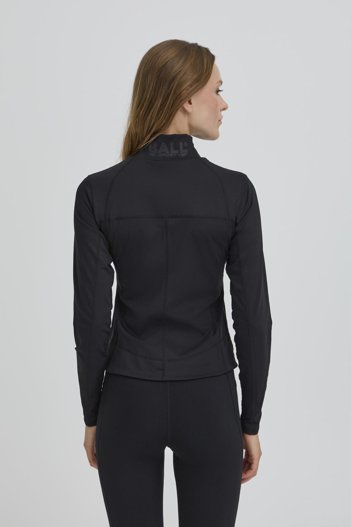 BAFORMA LS ZIPBLOUSE Black - 193911 - 50405369