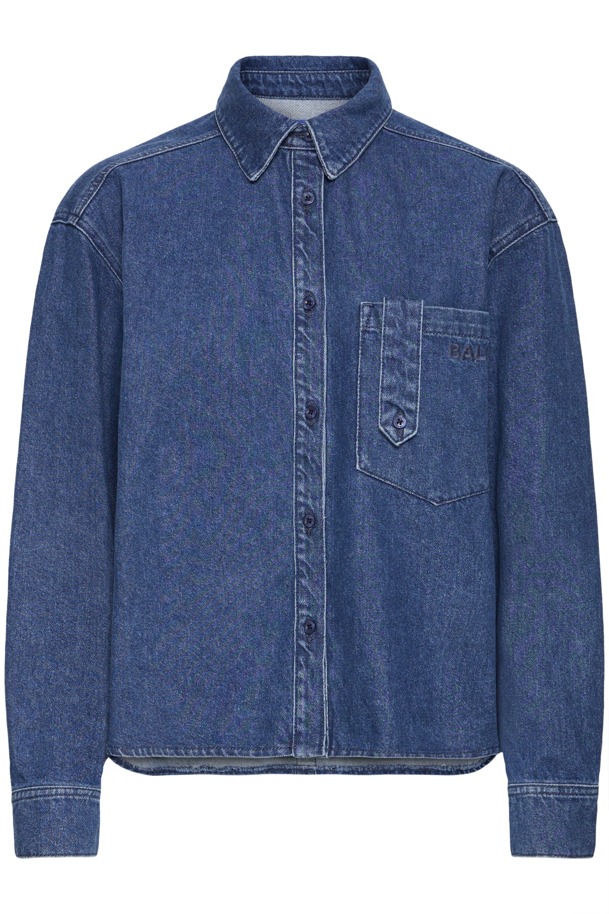 BABIANCA DENIM SHIRT MEDUIM BLUE WASH - 50405375