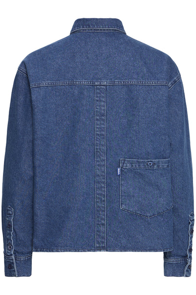 BABIANCA DENIM SHIRT MEDUIM BLUE WASH - 50405375 Thumbnail