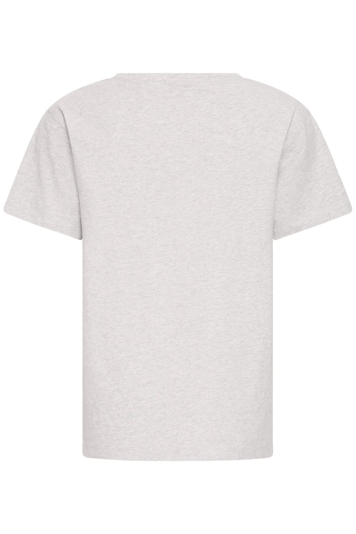 BASIMONA Tshirt MEDIUM GRAY MELANGE - 90000593 - 50405380