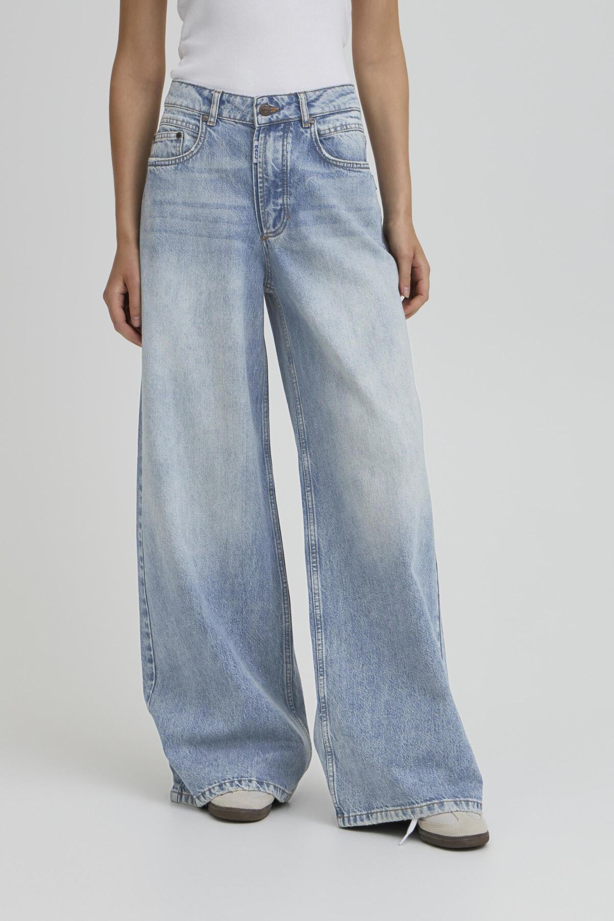 BASAGA HW WIDE LEG 90S MEDIUM BLUE INDIIGO - 9000 - 50408015