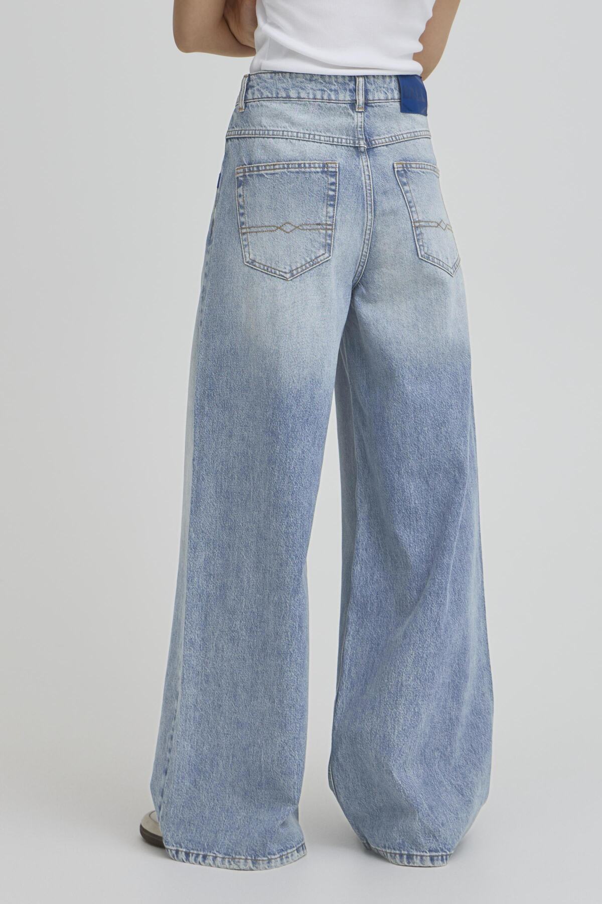 BASAGA HW WIDE LEG 90S MEDIUM BLUE INDIIGO - 9000 - 50408015