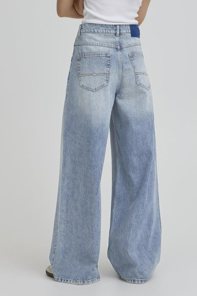BASAGA HW WIDE LEG 90S MEDIUM BLUE INDIIGO - 9000 - 50408015 Thumbnail