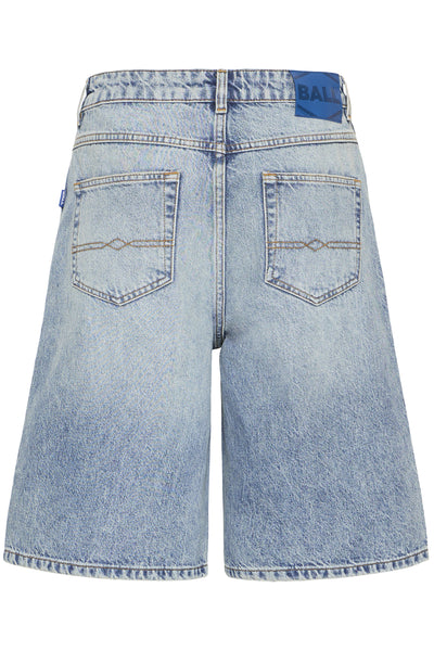 BASAGA MW DENIM SHORTS 90S MEDIUM BLUE INDIIGO - 9000 - 50408016 Thumbnail