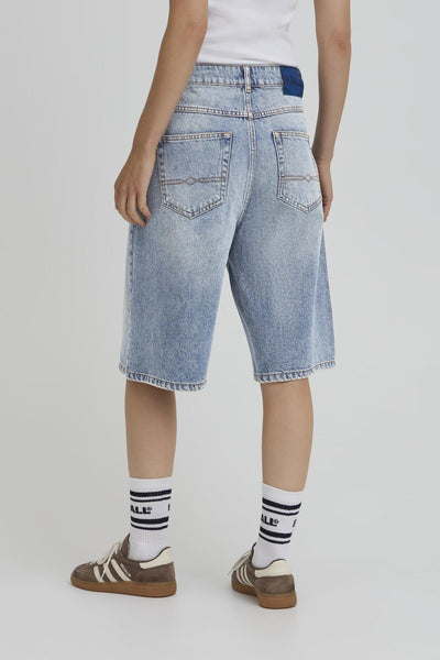 BASAGA MW DENIM SHORTS 90S MEDIUM BLUE INDIIGO - 9000 - 50408016 Thumbnail