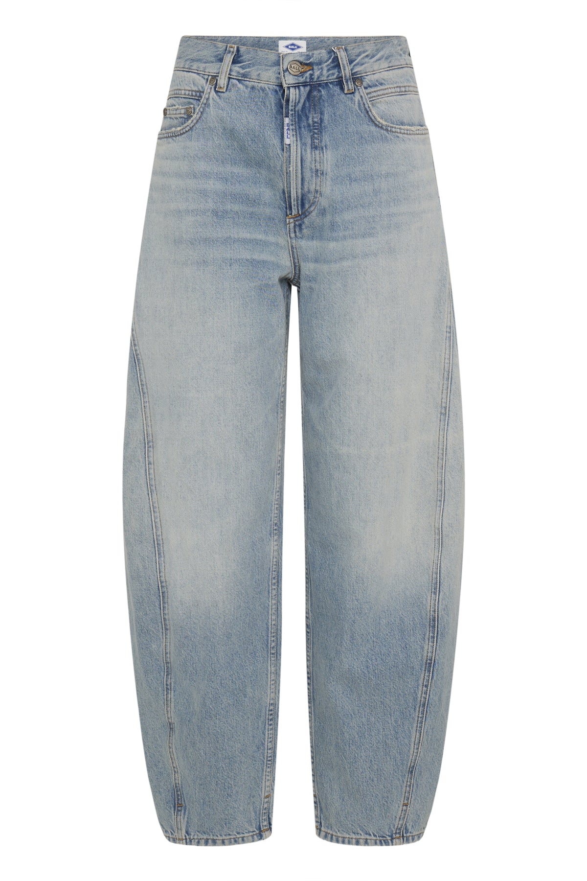 BACAVI CURVED JEANS VINTAGE TINTED INDIIGO - 90000 - 50408033