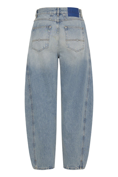 BACAVI CURVED JEANS VINTAGE TINTED INDIIGO - 90000 - 50408033 Thumbnail