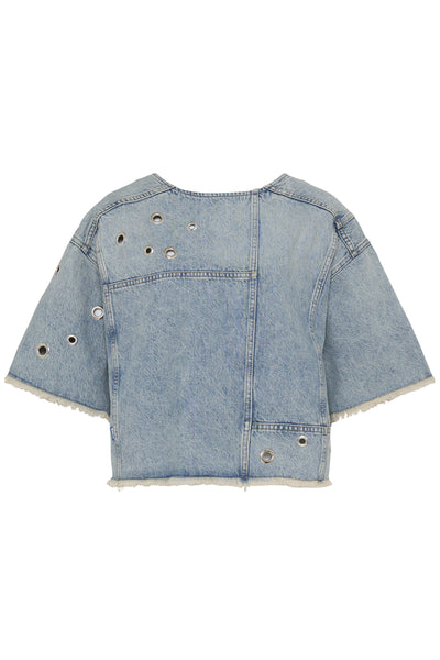 BASAGA REV DENIM  BLOUSE VINTAGE TINTED INDIIGO - 90000 - 50408036 Thumbnail