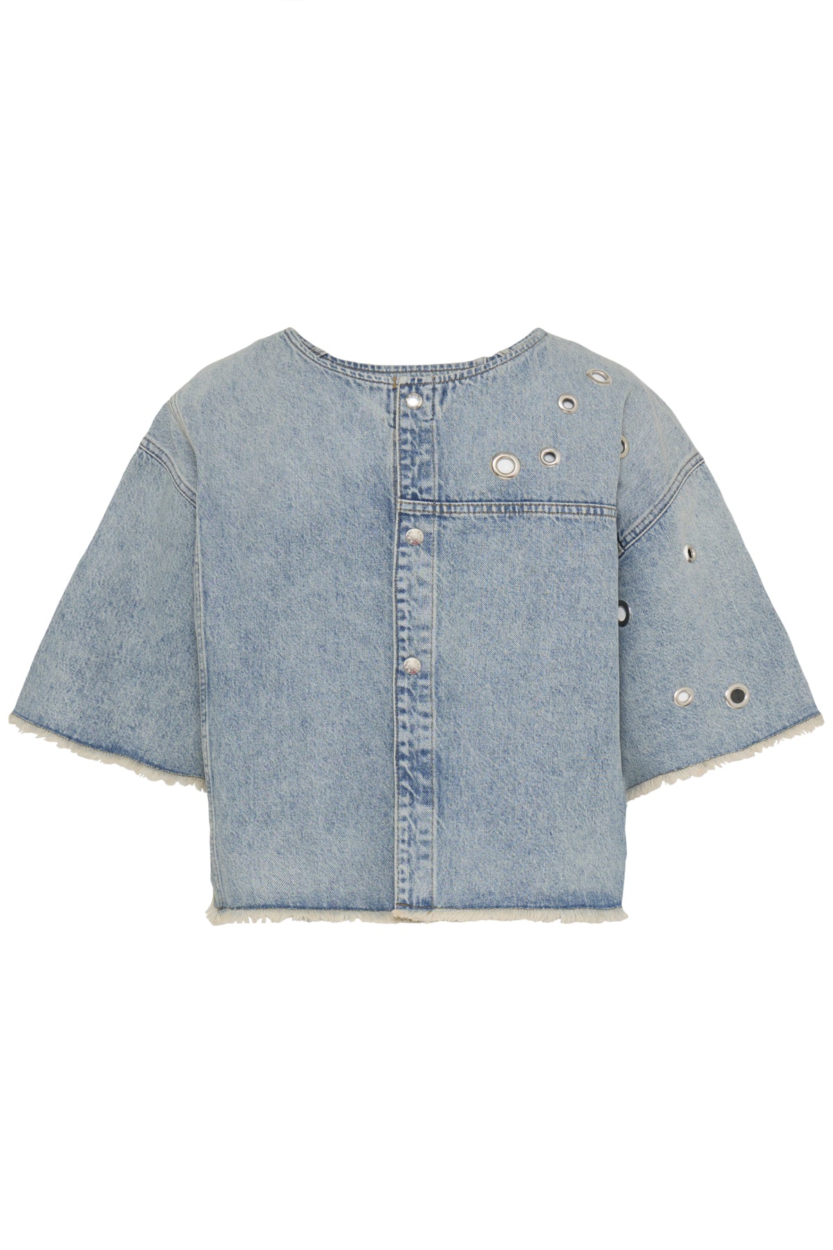 BASAGA REV DENIM  BLOUSE VINTAGE TINTED INDIIGO - 90000 - 50408036