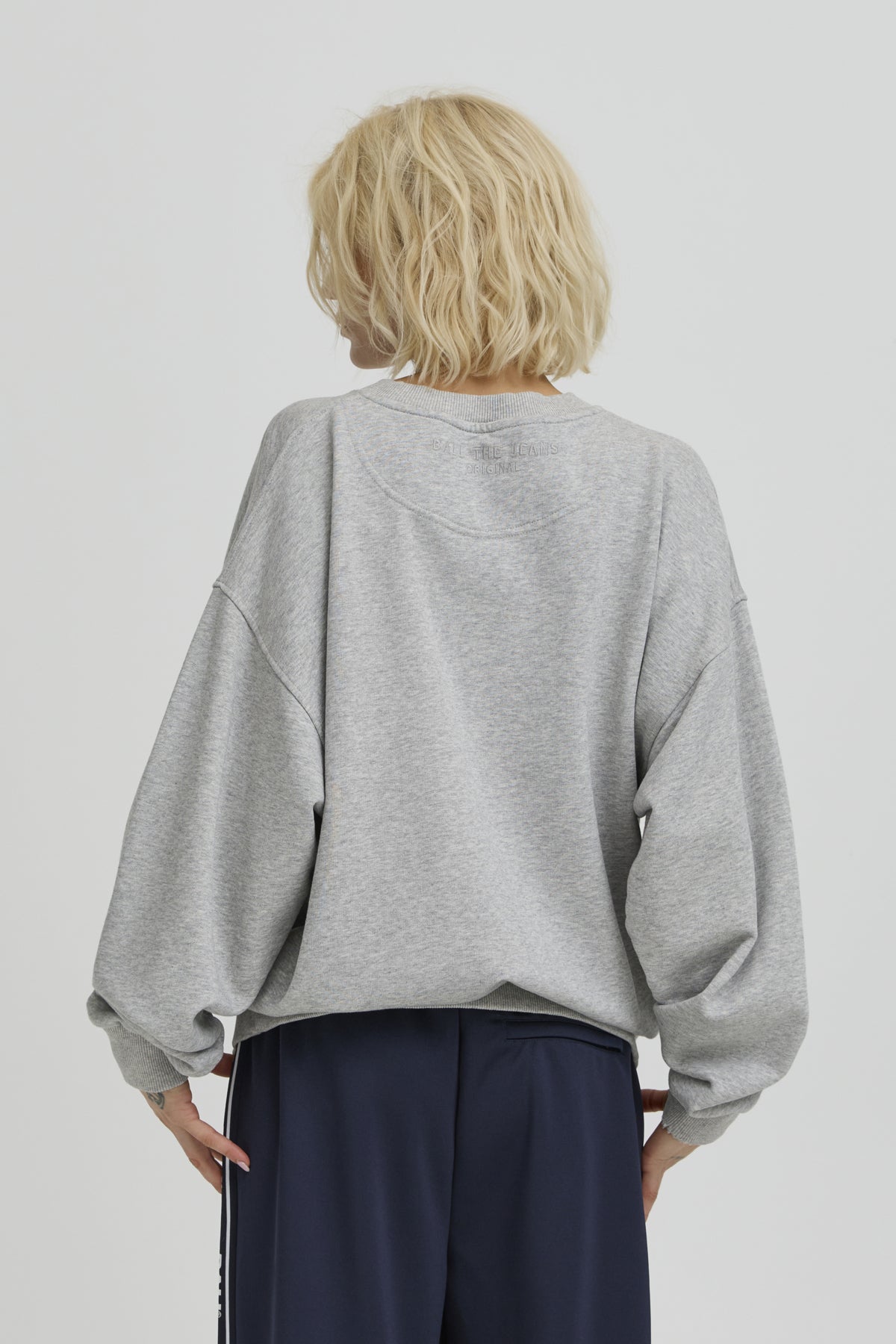 BASPORTIVO SWEAT MEDIUM GRAY MELANGE - 90000593 - 50408060
