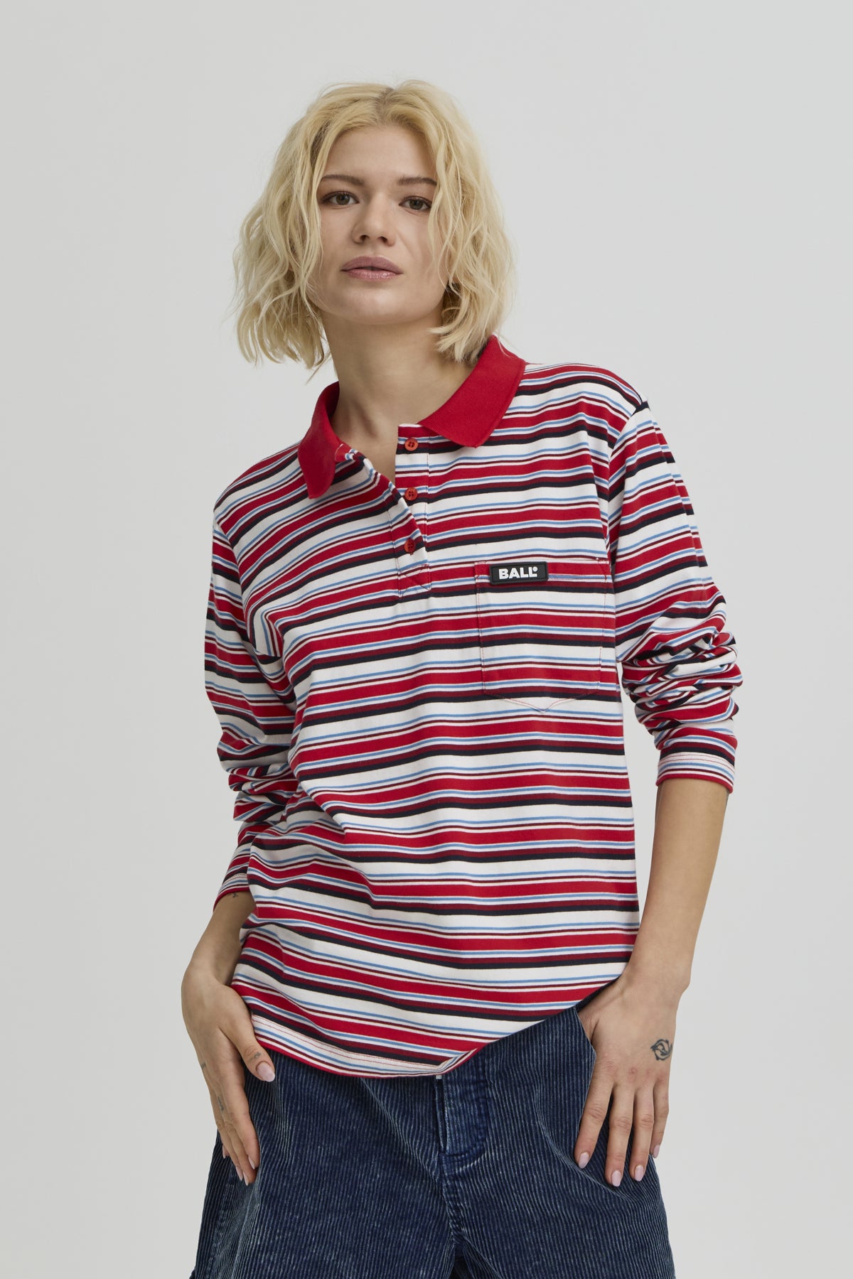 BALORENZA LS POLO Chinese Red - 181663 - 50408061