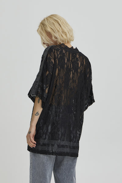 BAFINE LACE OZ TEE Black - 193911 - 50408068 Thumbnail