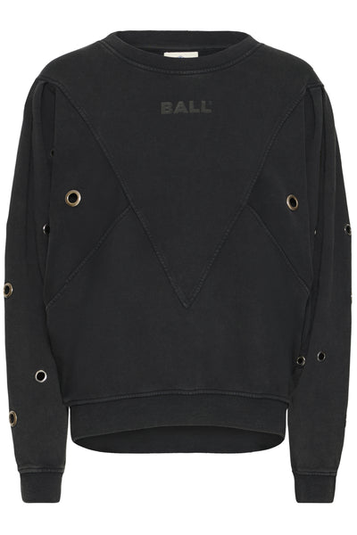 BAANGELA EYELET SWEAT Black - 193911 - 50408084 Thumbnail