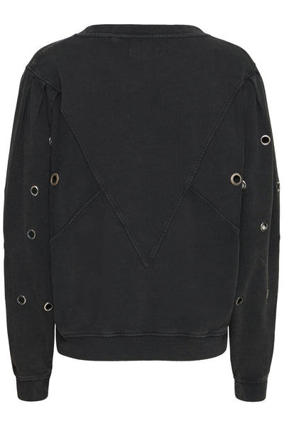 BAANGELA EYELET SWEAT Black - 193911 - 50408084 Thumbnail