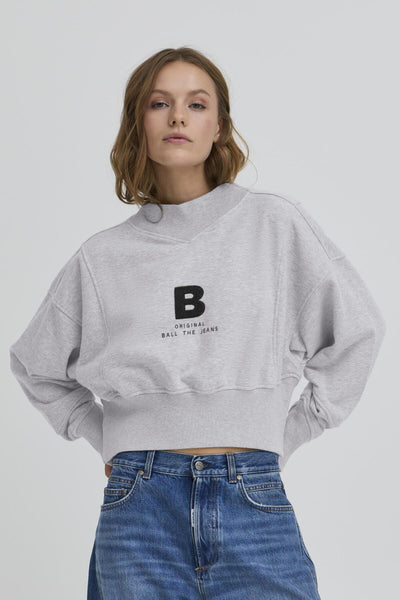 BAALBERTA SWEATSHIRT MEDIUM GRAY MELANGE - 90000593 - 50408096 Thumbnail
