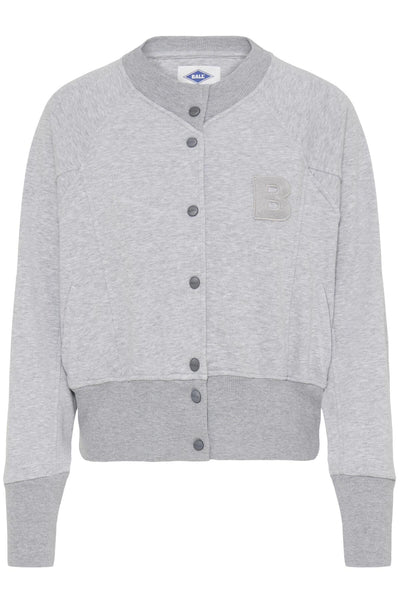 BAALBERTA SWEAT CARDIGAN MEDIUM GRAY MELANGE - 90000593 - 50408097 Thumbnail