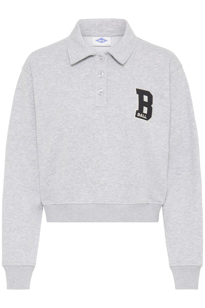 BARIVA POLO SWEAT MEDIUM GRAY MELANGE - 90000593 - 50408098 Thumbnail