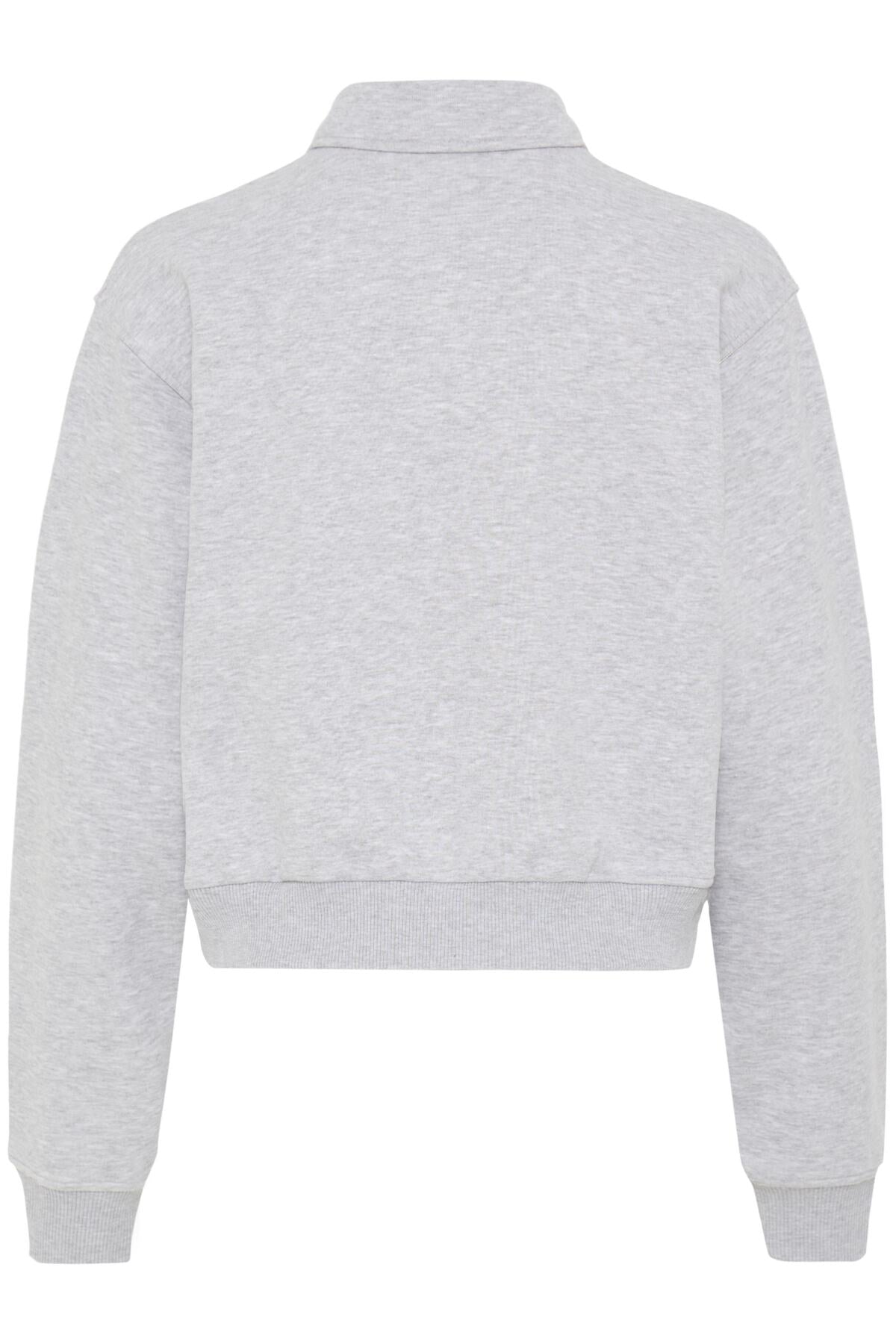 BARIVA POLO SWEAT MEDIUM GRAY MELANGE - 90000593 - 50408098