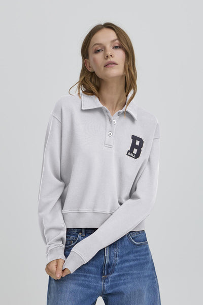 BARIVA POLO SWEAT MEDIUM GRAY MELANGE - 90000593 - 50408098 Thumbnail