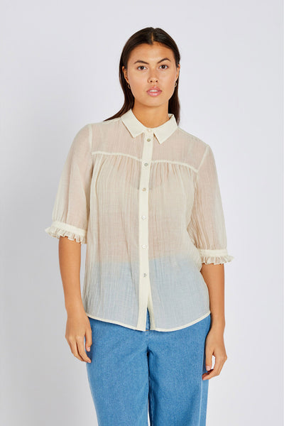 506HMTelser shirt 02 Off white - HM1254 Thumbnail