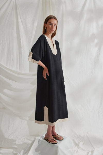 510HMVigdis dress 900 Black - HM1302 Thumbnail