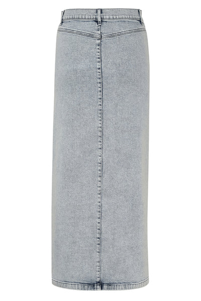 SiwGZ HW long skirt Light blue washed - 10908501 Thumbnail