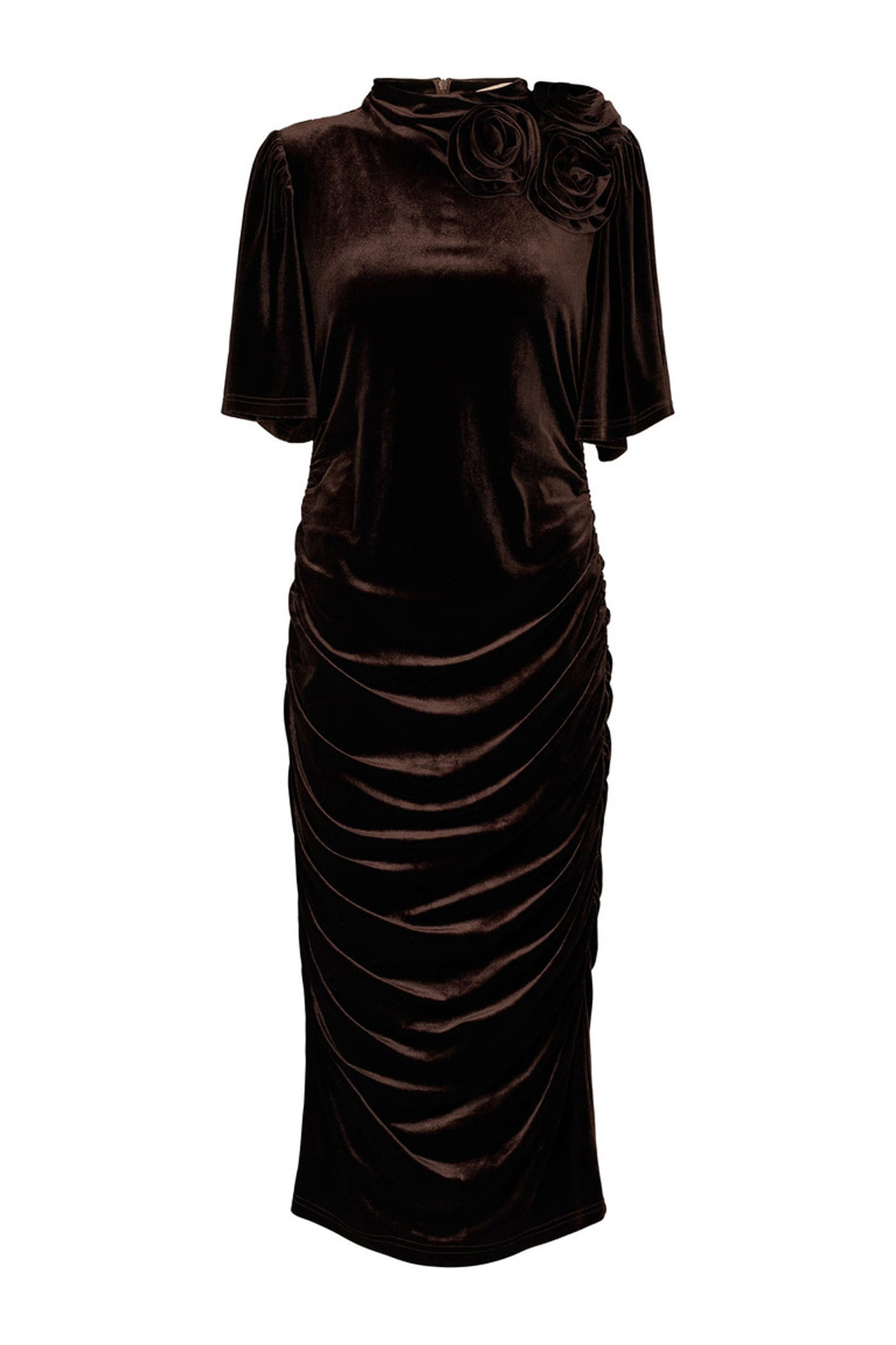 7427RDFLena dress 163 Chocolate brown - RDF663