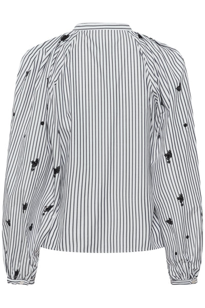 KBEgoni Blouse Ombre Blue stripe - 108854 - 10105882 Thumbnail