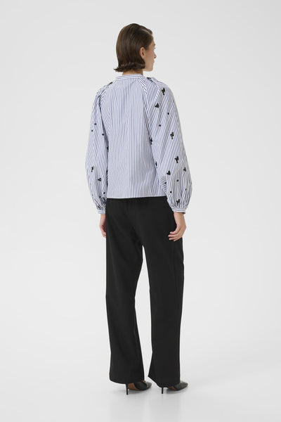 KBEgoni Blouse Ombre Blue stripe - 108854 - 10105882 Thumbnail