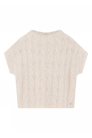 Coya, knit cape 91010-Off White - 58421/3763
