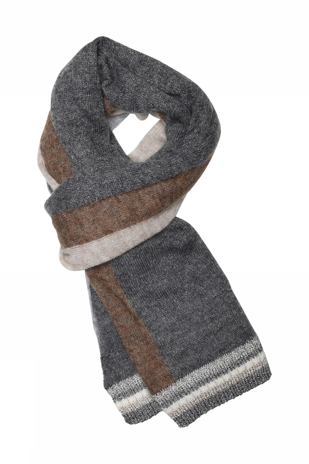 Etine, striped lurex scarf 91599-Paloma - 58800/3582