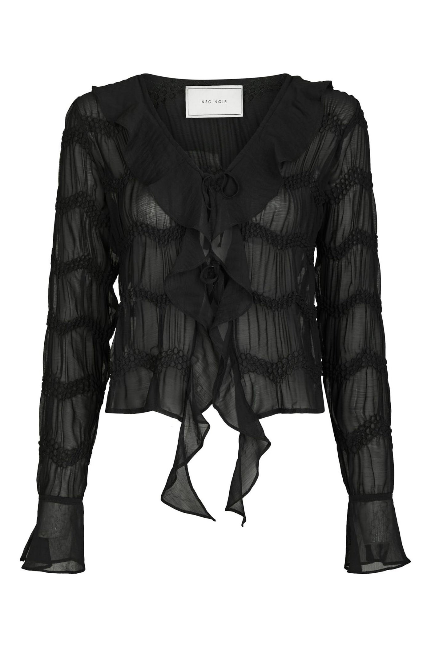 Anika Crepe Chiffon Black - 167042