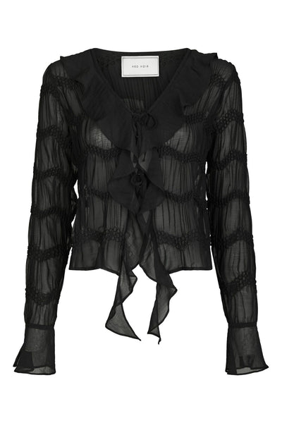 Anika Crepe Chiffon Black - 167042 Thumbnail