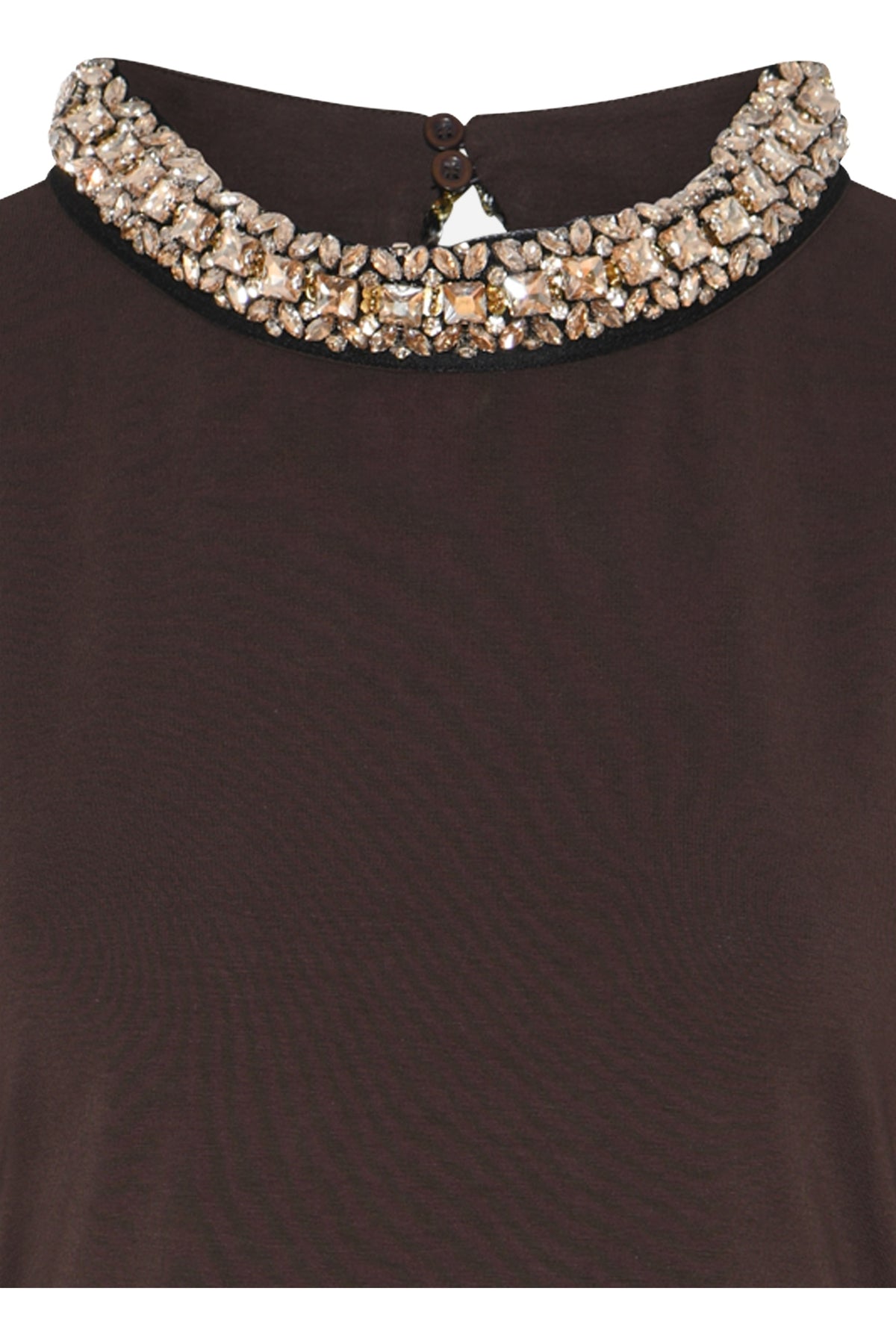 AlnusBBNathala Trim dress CHESTNUT - BBW4960